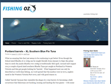 Tablet Screenshot of fishing-oz.com